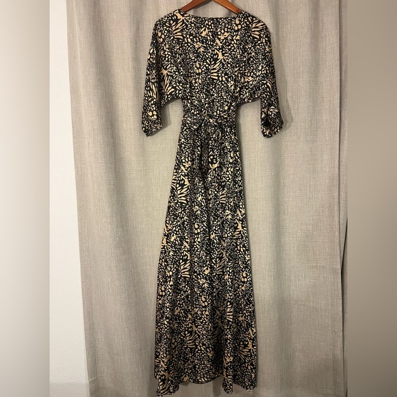 Women’s Baltic Born Morlana Maxi Dress Size Medium Black And Brown - Picture 4 of 5